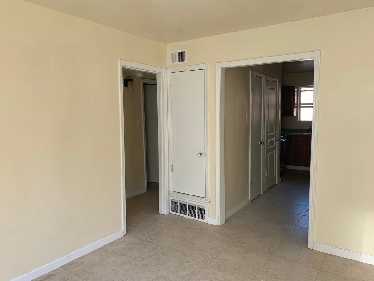 Interior room after remodeling